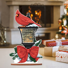 Load image into Gallery viewer, Christmas Wooden Xmas Cardinal Desktop Diamond Art Kits for Xmas Table Office Decor (4)
