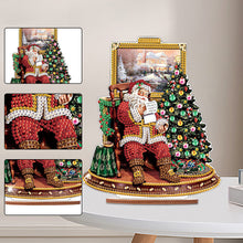 Load image into Gallery viewer, Christmas Wooden Santa Diamond Painting Tabletop Ornaments Kit for Table Office Decor (6)
