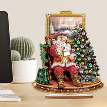 Load image into Gallery viewer, Christmas Wooden Santa Diamond Painting Tabletop Ornaments Kit for Table Office Decor (6)

