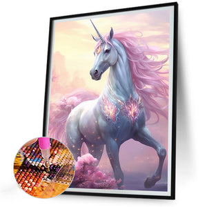 Dream Unicorn 30*40CM(Canvas) Full Round Drill Diamond Painting