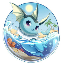 Load image into Gallery viewer, Vaporeon 30*30CM(Picture) Full Round Drill Diamond Painting
