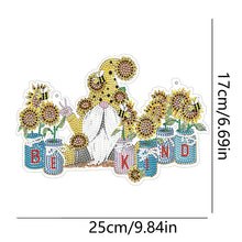 Load image into Gallery viewer, Acrylic Garden Gnome Single-Sided Diamond Painting Hanging Pendant (1)

