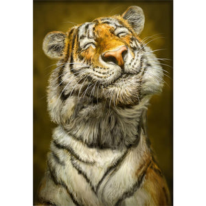 Proud Tiger 50*70CM(Canvas) Full Square Drill Diamond Painting