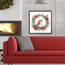 Load image into Gallery viewer, Wreath Birds 30*30CM(Canvas) Full Round Drill Diamond Painting
