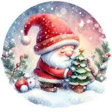 Load image into Gallery viewer, Christmas Santa Claus 30*30CM(Canvas) Full Round Drill Diamond Painting
