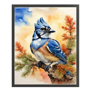 Huancan - Bluebird In The Woods - 40*50CM 11CT 3 Stamped Cross Stitch