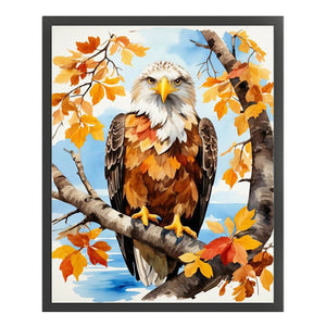 Huancan - Eagle In The Woods - 40*50CM 11CT 3 Stamped Cross Stitch