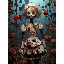 Load image into Gallery viewer, Skullgirl 30*40CM(Canvas) Full Round Drill Diamond Painting
