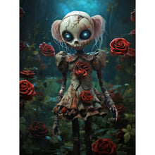 Load image into Gallery viewer, Skullgirl 30*40CM(Canvas) Full Round Drill Diamond Painting
