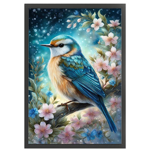Yishu - Peach Blossoms And Birds - 40*60CM 11CT 3 Stamped Cross Stitch
