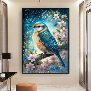 Yishu - Peach Blossoms And Birds - 40*60CM 11CT 3 Stamped Cross Stitch