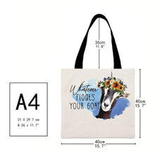 Load image into Gallery viewer, Canvas Bag-Sheep 40*40CM
