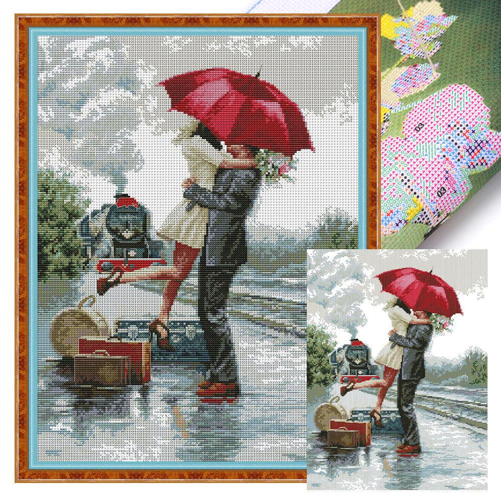 Joy Sunday - Reunion - 36*48CM 14CT 2 Stamped Cross Stitch