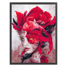 Load image into Gallery viewer, Yishu - Flowers And Girls - 40*56CM 11CT 3 Stamped Cross Stitch
