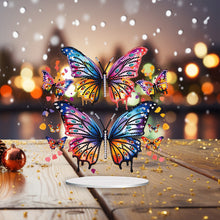 Load image into Gallery viewer, Butterfly Round+Special Shape Diamond Painting Art Tabletop Ornaments Kit
