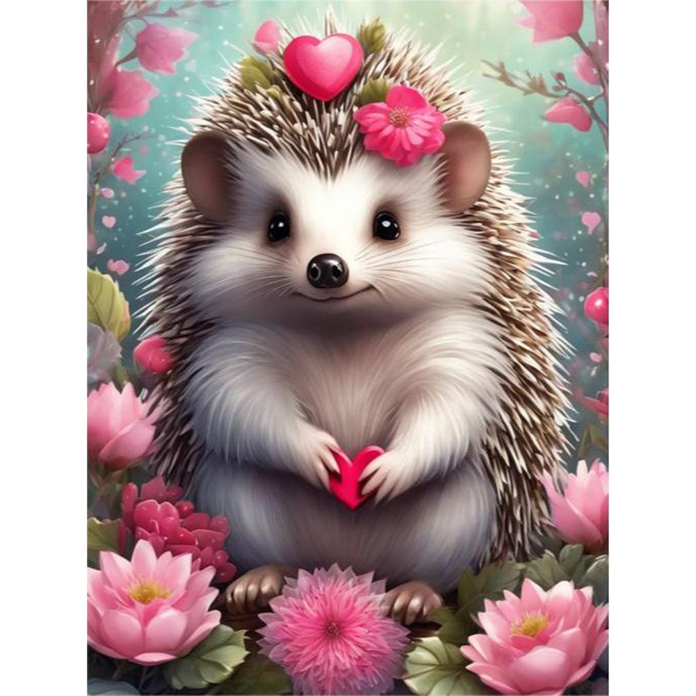 Hedgehog 30*40CM(Canvas) Full Round Drill Diamond Painting