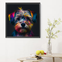 Load image into Gallery viewer, Colorful Dog 30*30CM(Canvas) Full Round Drill Diamond Painting
