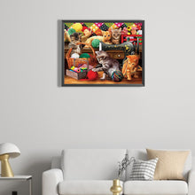 Load image into Gallery viewer, Cat 50*40CM(Canvas) Full Square Drill Diamond Painting
