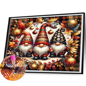 Gnome 50*60CM(Canvas) Full Round Drill Diamond Painting