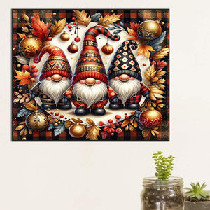 Gnome 50*60CM(Canvas) Full Round Drill Diamond Painting
