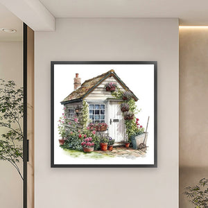 Yishu - Country Cottage - 60*60CM 11CT 3 Stamped Cross Stitch