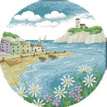 Load image into Gallery viewer, Joy Sunday - Island - 38*38CM 14CT 2 Stamped Cross Stitch
