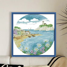 Load image into Gallery viewer, Joy Sunday - Island - 38*38CM 14CT 2 Stamped Cross Stitch
