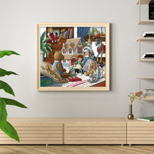 Load image into Gallery viewer, Joy Sunday - Dolls - 44*38CM 14CT 2 Stamped Cross Stitch
