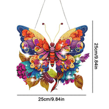Load image into Gallery viewer, Acrylic Gorgeous Butterfly Single-Sided Diamond Painting Hanging Pendant (4)
