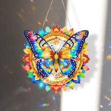 Load image into Gallery viewer, Acrylic Gorgeous Butterfly Single-Sided Diamond Painting Hanging Pendant (5)
