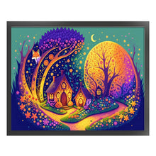Load image into Gallery viewer, Huancan - Fox Cottage - 60*50CM 11CT 3 Stamped Cross Stitch
