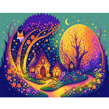 Load image into Gallery viewer, Huancan - Fox Cottage - 60*50CM 11CT 3 Stamped Cross Stitch

