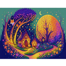Load image into Gallery viewer, Huancan - Fox Cottage - 60*50CM 11CT 3 Stamped Cross Stitch
