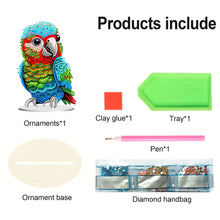 Load image into Gallery viewer, Acrylic Diamond Painting Desktop Decoration for Office Desktop Decor (Parrot)

