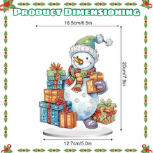 Load image into Gallery viewer, Diamond Painting Desktop Ornaments Kit for Office Desktop Decor(Gift Snowman 5)
