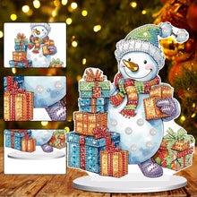 Load image into Gallery viewer, Diamond Painting Desktop Ornaments Kit for Office Desktop Decor(Gift Snowman 5)
