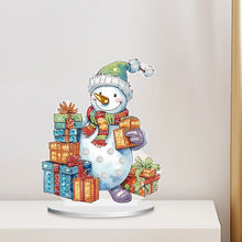 Load image into Gallery viewer, Diamond Painting Desktop Ornaments Kit for Office Desktop Decor(Gift Snowman 5)
