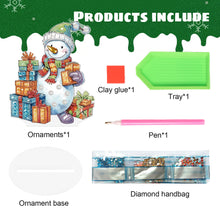 Load image into Gallery viewer, Diamond Painting Desktop Ornaments Kit for Office Desktop Decor(Gift Snowman 5)

