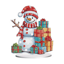 Load image into Gallery viewer, Diamond Painting Desktop Ornaments Kit for Office Desktop Decor(Gift Snowman 9)
