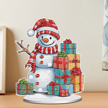 Load image into Gallery viewer, Diamond Painting Desktop Ornaments Kit for Office Desktop Decor(Gift Snowman 9)
