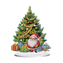 Load image into Gallery viewer, Christmas Diamond Painting Desktop Ornaments Kit for Home Office Desktop Decor (Santa)
