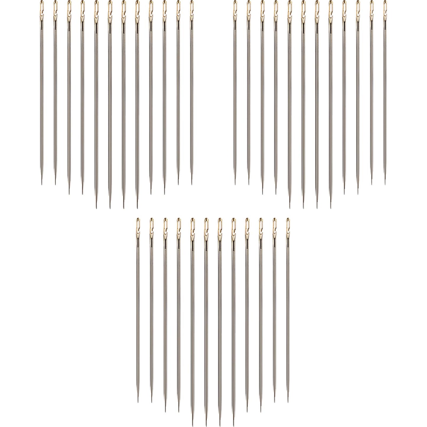 36 Pcs Easy Thread Needles Side Threading Hand Embroidery Needles Sewing Needles