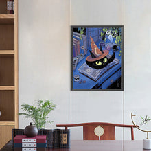 Load image into Gallery viewer, Black Cat 40*50CM(Canvas) Full Round Drill Diamond Painting
