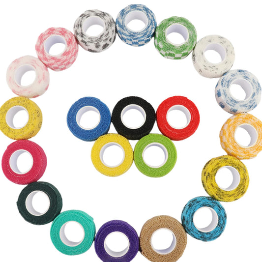 12PCS Elastic Self-Adherent Finger Tape | Stretch Wrap for Ankle Wrist Cross Stitch Embroidery 2.5x450CM