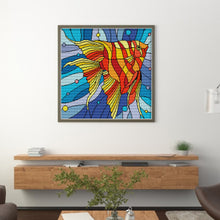 Load image into Gallery viewer, Joy Sunday - Butterflyfish - 40*40CM 14CT 2 Stamped Cross Stitch
