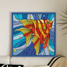 Load image into Gallery viewer, Joy Sunday - Butterflyfish - 40*40CM 14CT 2 Stamped Cross Stitch
