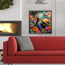 Load image into Gallery viewer, Tortoise And Flower 30*30CM(Canvas) Full Round Drill Diamond Painting
