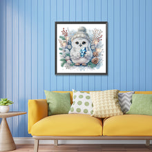 Load image into Gallery viewer, Winter Owl 30*30CM(Canvas) Partial Special Shaped Drill Diamond Painting
