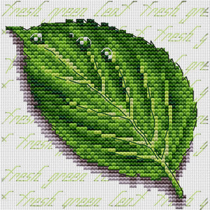 Joy Sunday - Leaves - 20*20CM 11CT 3 Stamped Cross Stitch