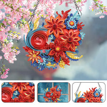 Load image into Gallery viewer, Special Shaped Diamond Painting Wreath Ornament for Home Window Door Decor (6)
